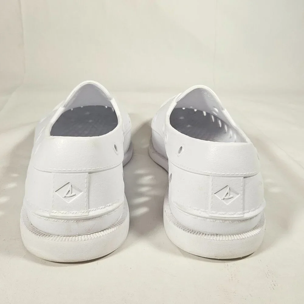 Sperry Authentic Original Float White Boat Shoe Women's Size 10 Men's Size 8